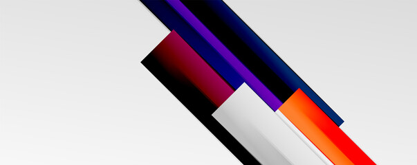Color abstract lines trendy geometric background for business or technology presentation, internet poster or web brochure cover, wallpaper