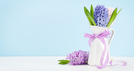 Hyacinth flowers bouquet
