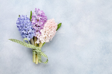 Hyacinth flowers bouquet