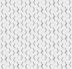 Gray seamless honeycomb hexagonal art wall texture