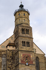 Fototapeta na wymiar Michelskirche in Schwäbisch hall