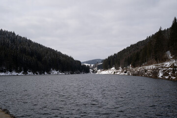 winter in the mountains