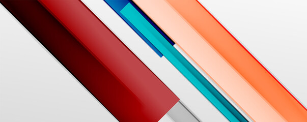 Multicolored lines background. Design template for business or technology presentations, internet posters or web brochure covers