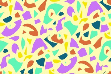 Abstract seamless background pattern. Vector illustration, fabric swatch, wallpaper.