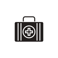 First Aid Kit icon in vector. Logotype