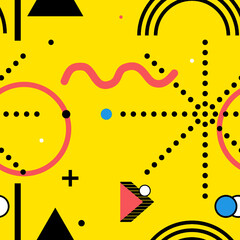 Abstract 80s/90s Retro Pattern
