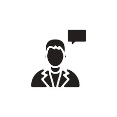 Ask A Doctor icon in vector. Logotype