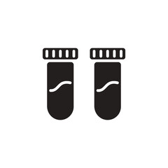 Blood Sample icon in vector. Logotype