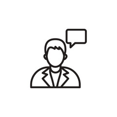 Ask A Doctor icon in vector. Logotype