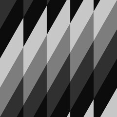 Gray Color. Diagonal Rectangles Pattern.