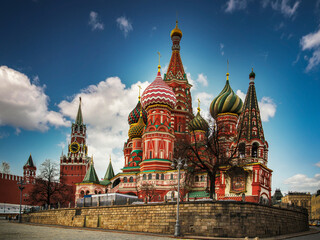 Fototapeta na wymiar St. Basil's Cathedral. Moscow Russia. High quality photo