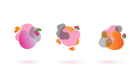 Dynamic Splashes. Business Fluid Banners.