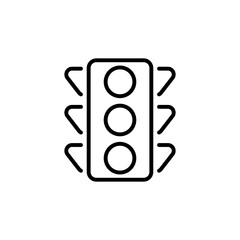 Online Navigation icon in vector. Logotype