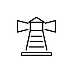 Lighthouse icon in vector. Logotype