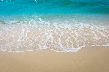 Fototapeta na wymiar Sand wave at the beach