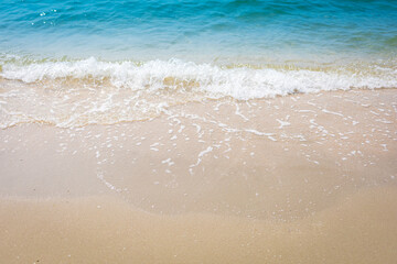 Sand wave at the beach