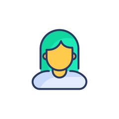 Housewife icon in vector. Logotype