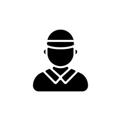 Delivery Man icon in vector. Logotype