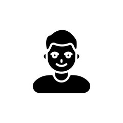 Men icon in vector. Logotype