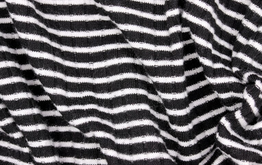 black and white fabric background