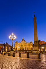 Fototapeta na wymiar Sant Peters Basilica in Vatican - Rome Italy