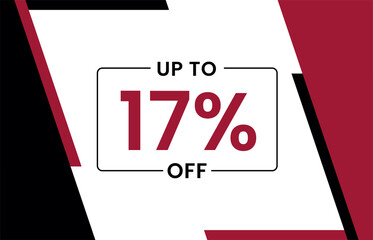 Up to 17% off banner, Upto 17% off, Discount offer, Banner Add, Special Offer add
