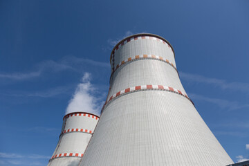 Cooling towers of nuclear power plant