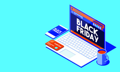 Black friday promotional sale 