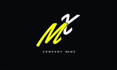 Fototapeta na wymiar MX, XM, M, X Abstract Letters Logo Monogram