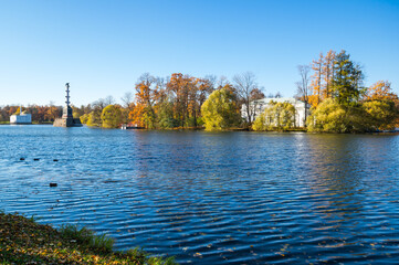 View of city park