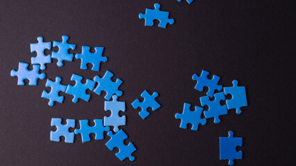 blue puzzles, textures and background