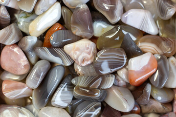 Natural Agate, various types and color, gems mineral collection as nice natural background