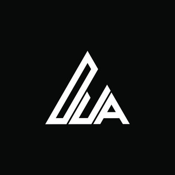 D J A letter logo vector design on black color background. DJA icon