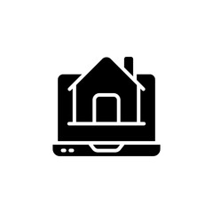 Online Real Estate icon in vector. Logotype