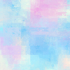 Vector image with imitation of grunge datamoshing texture.