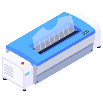 
Ctcp machine isometric trendy icon 

