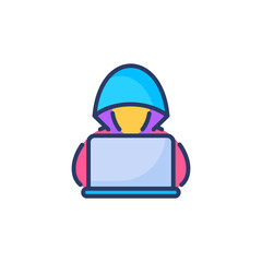 Hacker Activity icon in vector. Logotype