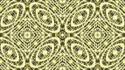 Colorful African fabric - Seamless pattern, illustration 