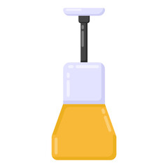 
An flat trendy icon of ceiling lamp, editable vector 

