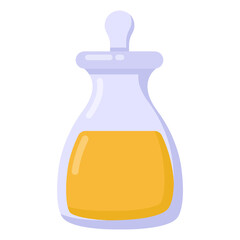 
Flat editable trendy icon of honey container 

