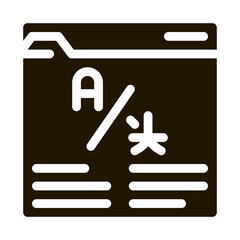 Online Web Site Translator Icon Vector