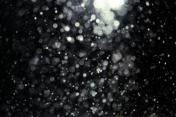 Black bokeh texture