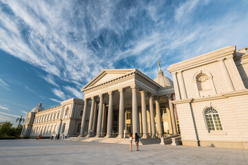 The classic Roman-style building in the Chimei Museum of Tainan, Taiwan.