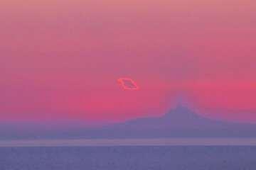 sunset over the sea © Emil
