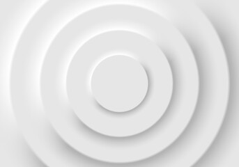 Abstract geometric background, neomorphic style design, circles shape