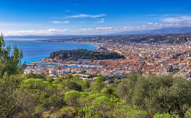 View of Nice city
