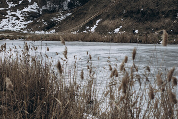 lake in winter