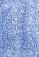 Crumpled paper - Textured light steel blue watercolor solid background for design, graphic, art, layouts, banners and templates