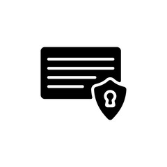 Secure Payment icon in vector. Logotype
