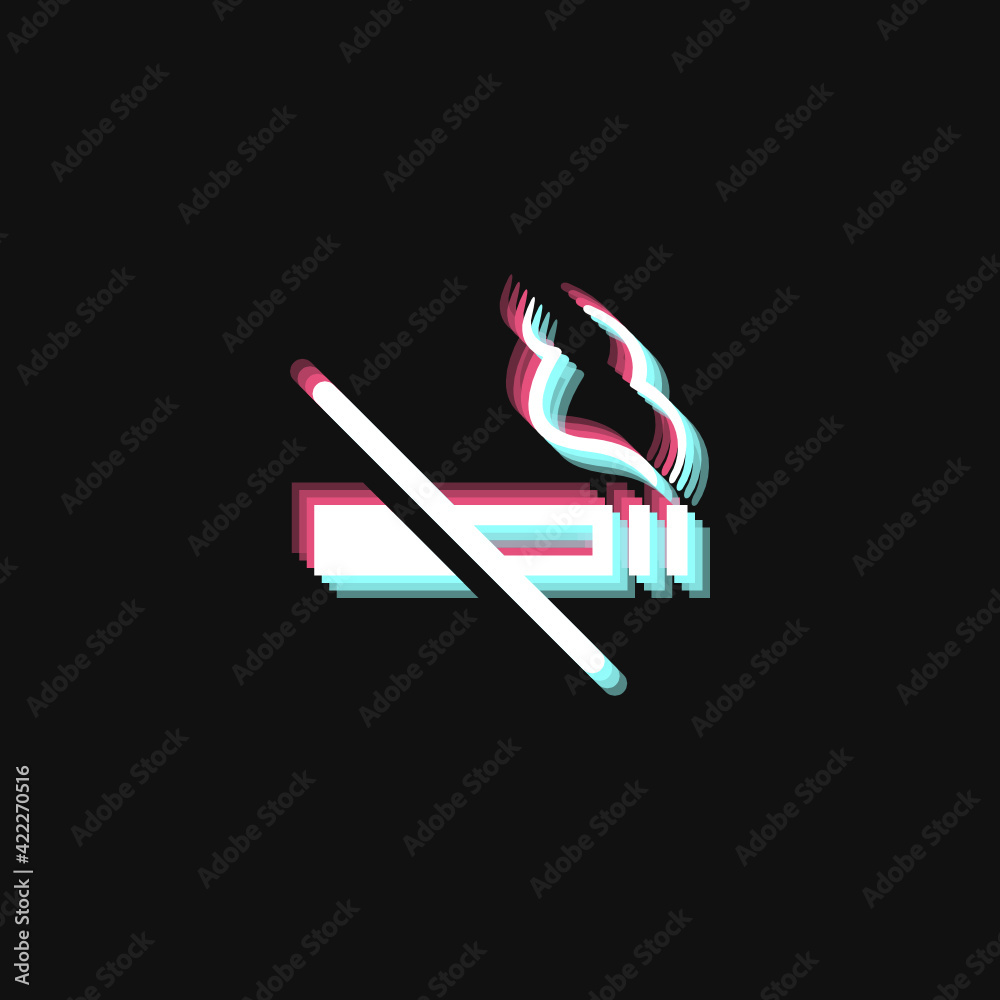 Poster No Smoking - 3D Effect